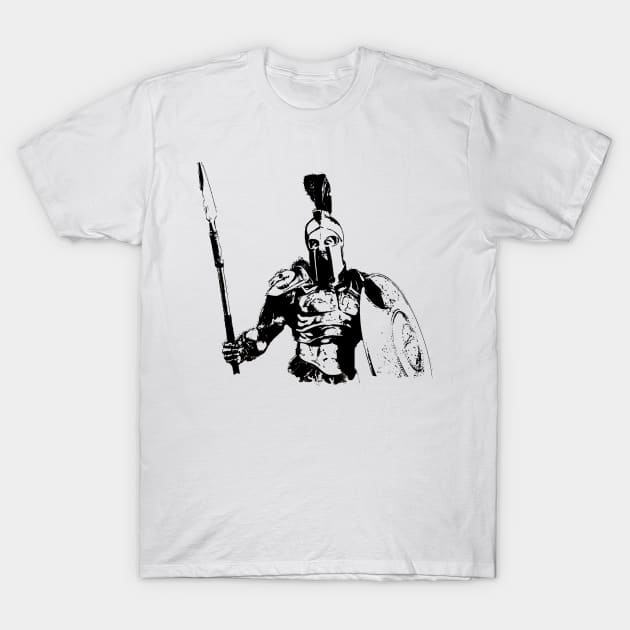 Hoplite Warrior T-Shirt by ErianAndre